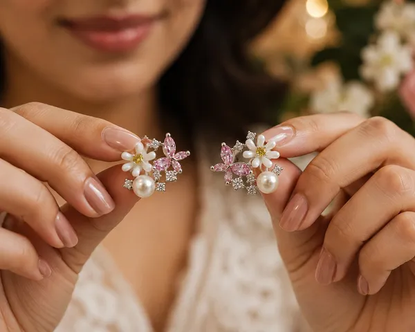 Pearl_Floral_Butterfly_Stud_Earrings_For_Women
