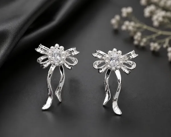 Silver_Tone_Floral_Drop_Earrings_For_Women
