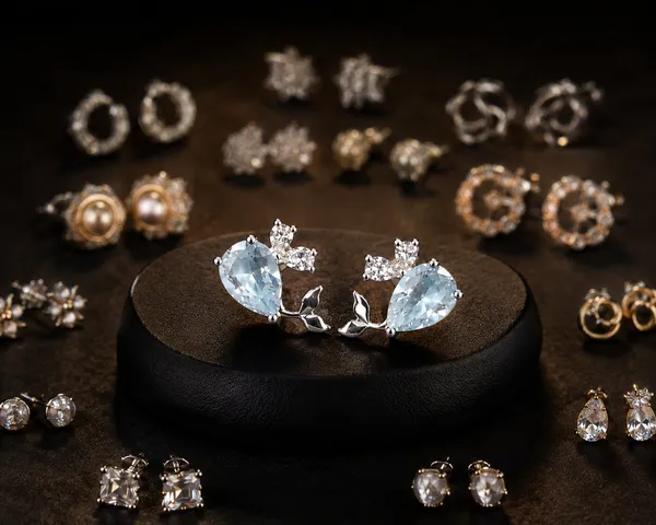 Silver_Tone_Blue_Butterfly_Stud_Earrings_For_Women