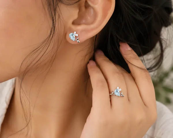 Silver_Tone_Blue_Butterfly_Stud_Earrings_For_Women