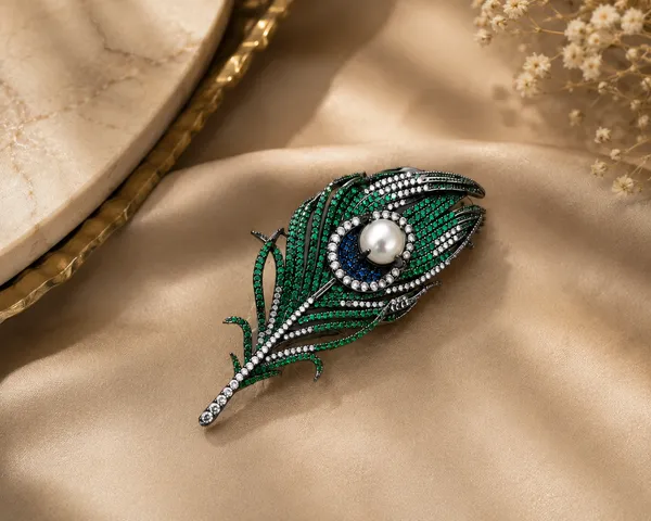 Royal_Peacock_Feather_Pearl_Brooch