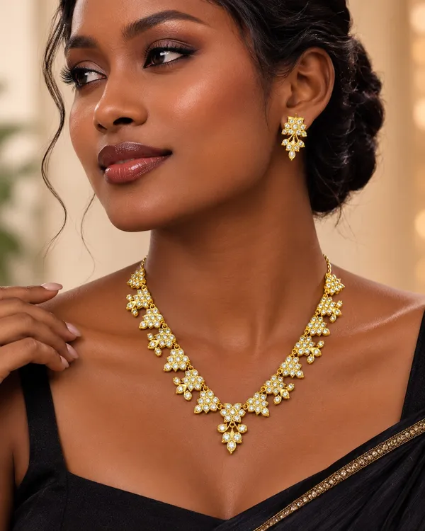 Elegant_Floral_CZ_Necklace_&_Earring_Set