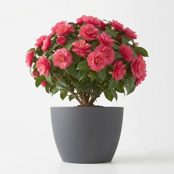 Camellia_Pink_Flowering_Live_Plant_In_Grey_Planter