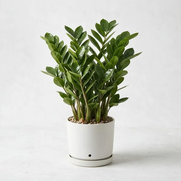 Zz_Live_Indoor_Plant_In_White_Cylindrical_Pot_With_Saucer