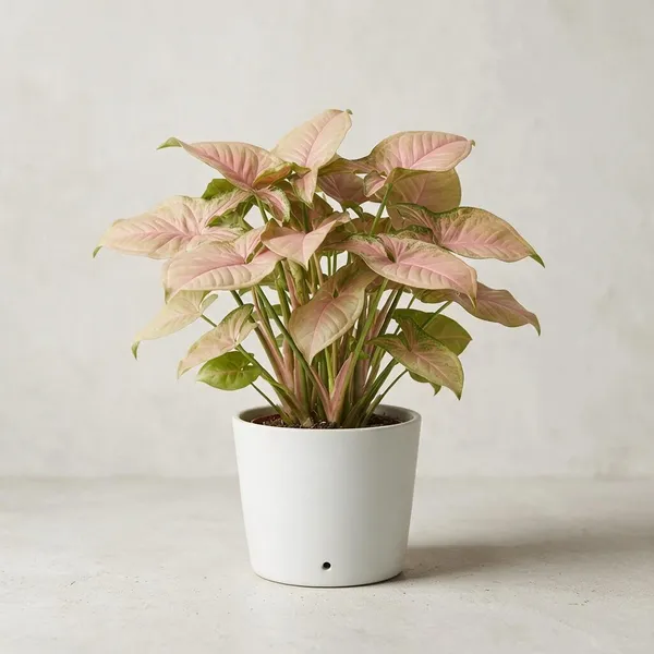 Syngonium_Pink_Live_Indoor_Plant_In_White_Planter