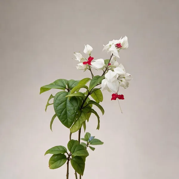 White_Red_Centre_Flowering_Live_Plant