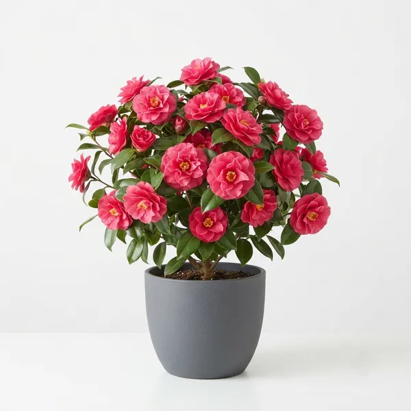 Camellia_Pink_Flowering_Live_Plant_In_Grey_Planter