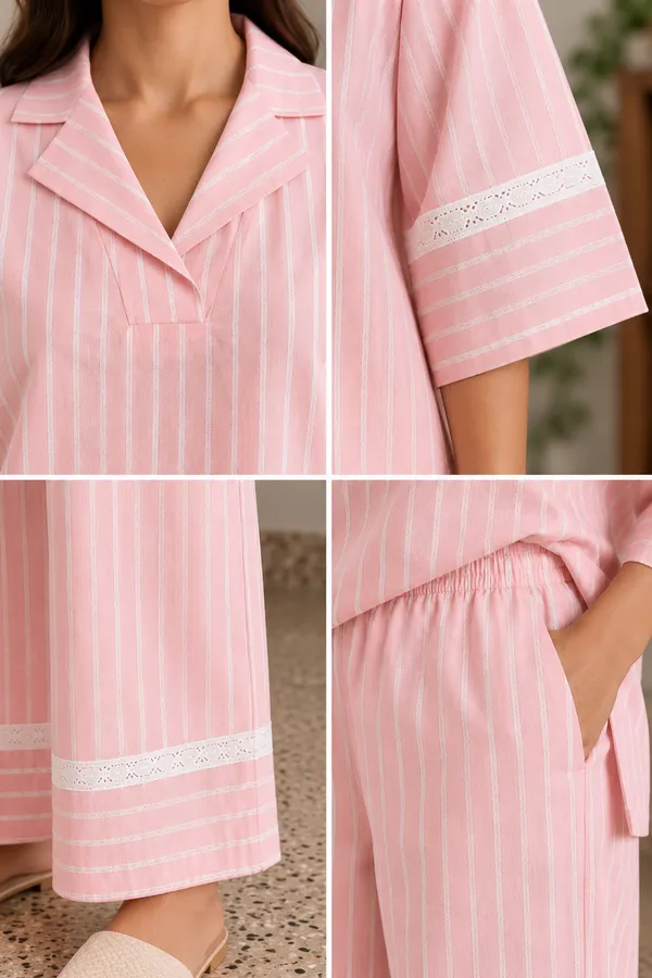 Pink_Handloom_Pant_Set