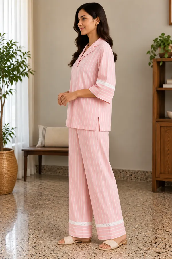 Pink_Handloom_Pant_Set