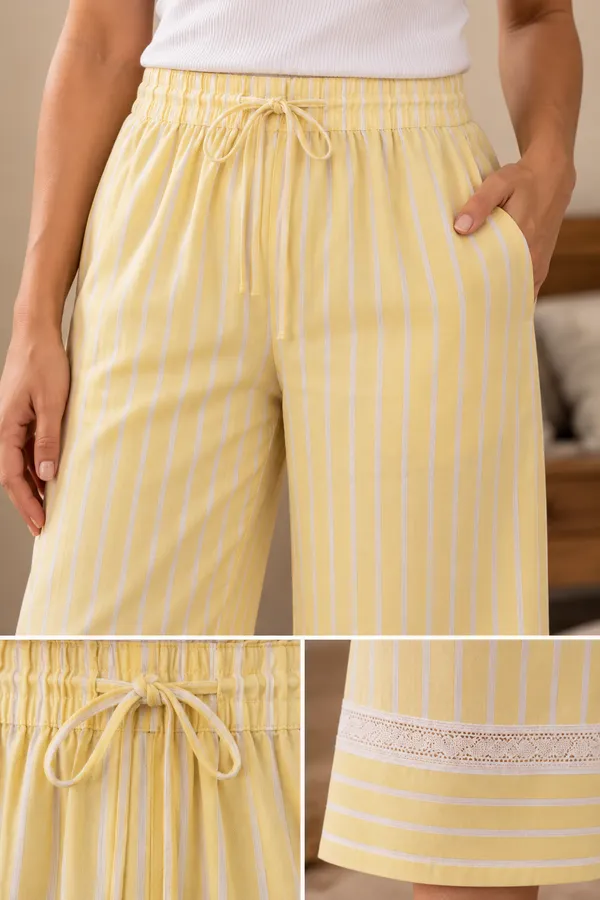 Soft_Lemon_Yellow_Cotton_Lounge_Pants_With_Lace_Trim