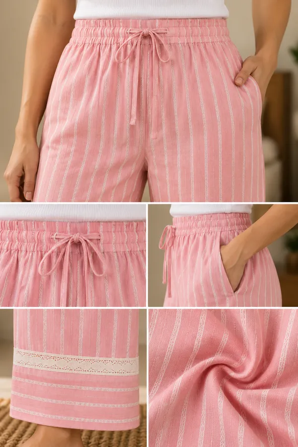 Blush_Pink_Cotton_Lounge_Pants_With_Lace_Trim