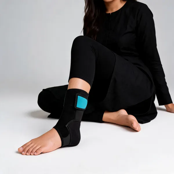 Saket_Ortho_Rehab_Elastic_Ankle_Sleeve_For_Sprains_&_Swelling