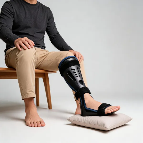 Saket_Ortho_Rehab_Rigid_Ankle_Stirrup_Brace_For_Instability