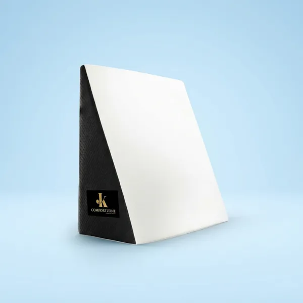 White_Memory_Foam_Wedge_Seat_Cushion_For_Home,_Office_And_Car_Seating