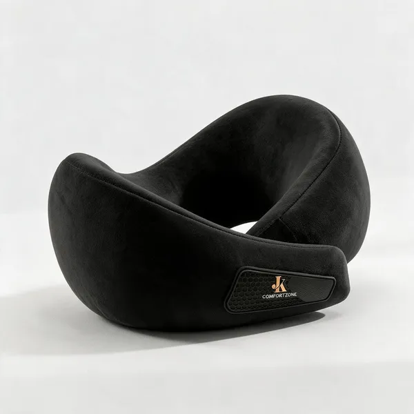 Black_Hi-Per_Memory_Foam_Travel_Neck_Pillow_For_Travelers_And_Commuters