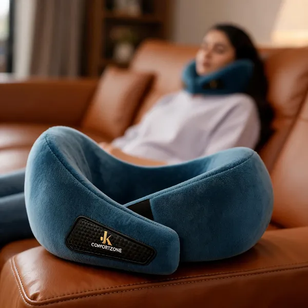 Blue_Hi-Per_Memory_Foam_Travel_Neck_Pillow_For_Travelers_And_Commuters
