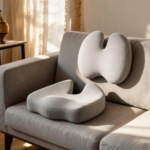 Grey_Hi-Per_Memory_Foam_Seat_Cushion_Combo_For_Office_Workers_And_Drivers