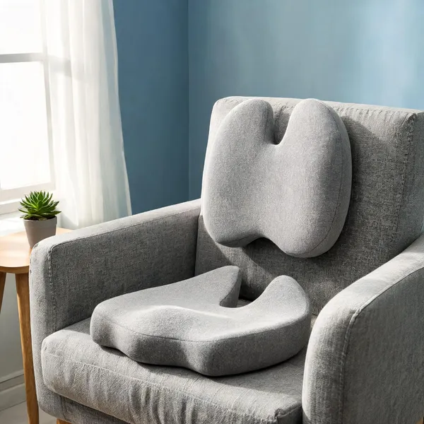 Grey_Hi-Per_Memory_Foam_Seat_Cushion_Combo_For_Office_Workers_And_Drivers