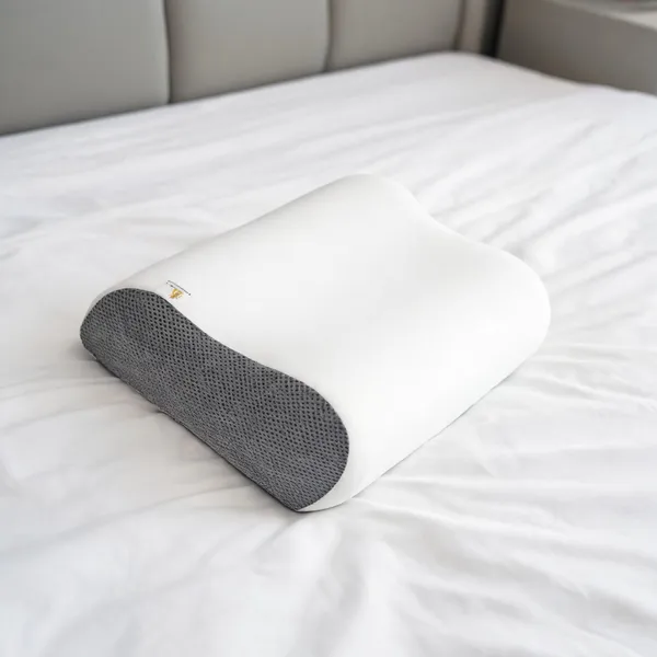 White_Memory_Foam_Cervical_Support_Pillow_For_Men_And_Women