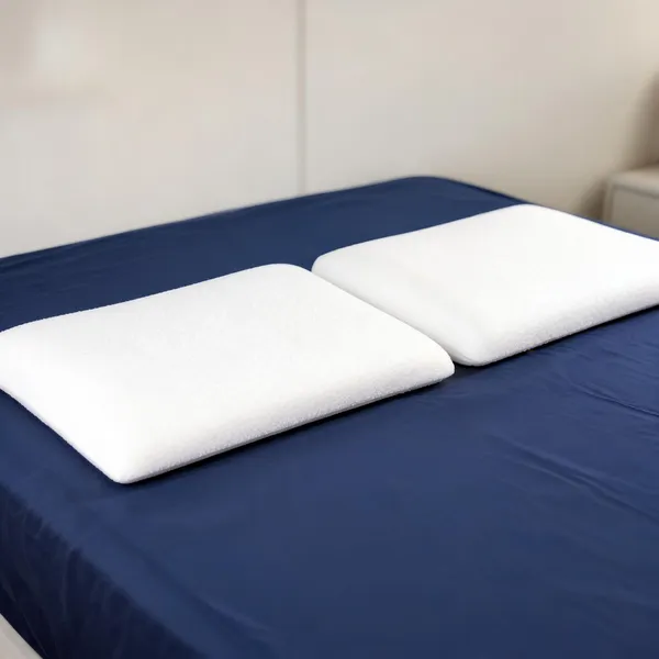 White_Memory_Foam_Slim_Sleeping_Pillow_Set_For_Men_And_Women