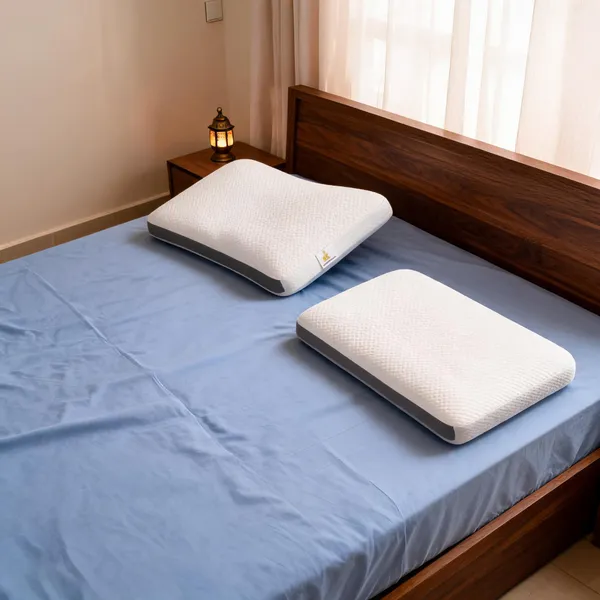 White_Memory_Foam_Sleeping_Pillow_Set_For_Couples_And_Families