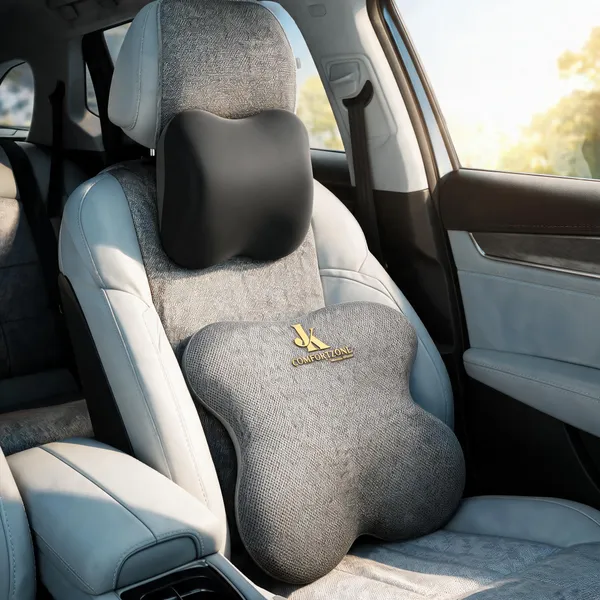 Black_Hi-Per_Memory_Foam_Car_Wedge_Seat_Cushion_Combo_For_Car_Drivers
