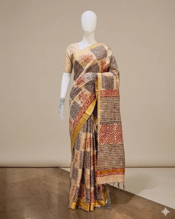 Beige_Printed_Saree_for_Women
