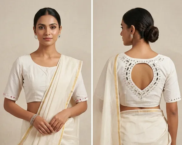 Ivory_Embellished_Saree_Set_For_Women