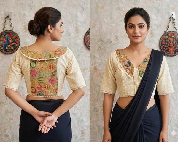 Cream_Embroidered_Short_Sleeve_Blouse_for_Women
