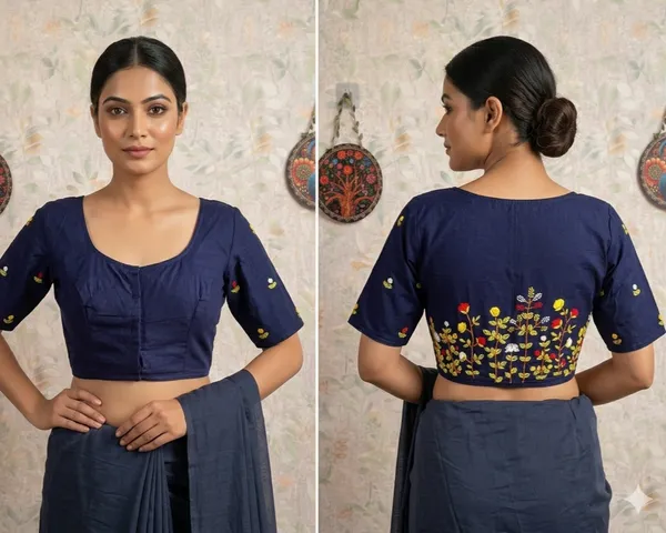 Navy_Blue_Embroidered_Blouse_for_Women
