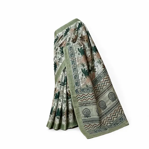 Sage_Green_Khadi_Silk_Botanical_Floral_Printed_Saree_For_Women