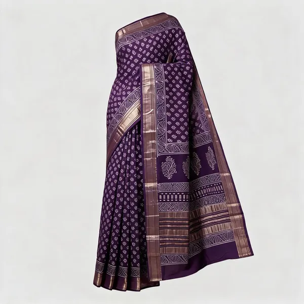 Purple_Maheswari_Silk_Geometric_Floral_Print_Saree_For_Women