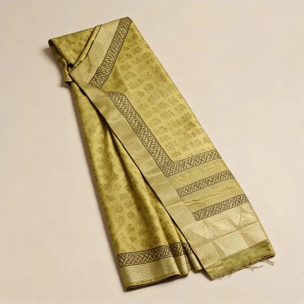 Olive_Green_Maheswari_silk_with_HandBlock_Traditional_Saree_For_Women