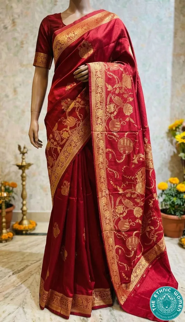 Maroon_Silk_Traditional_Saree_for_Women