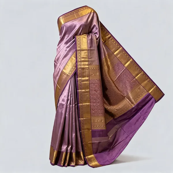 Lavender_Kanchi_Soft_Silk_Woven_Traditional_Saree_For_Women