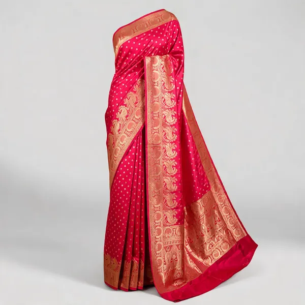 Pink_Satin_Viscose_Woven_Zari_Border_Saree_For_Women