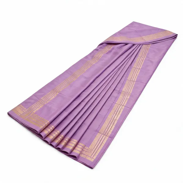 Lavender_Tissue_Crepe_Woven_Border_Traditional_Saree_For_Women