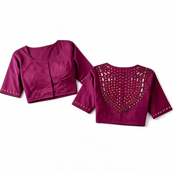Magenta_Malai_Cotton_Orginal_MirrorCutwork_Embellished_Blouse_For_Women
