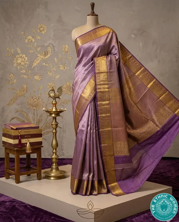 Lavender_Silk_Woven_Traditional_Saree_for_Women
