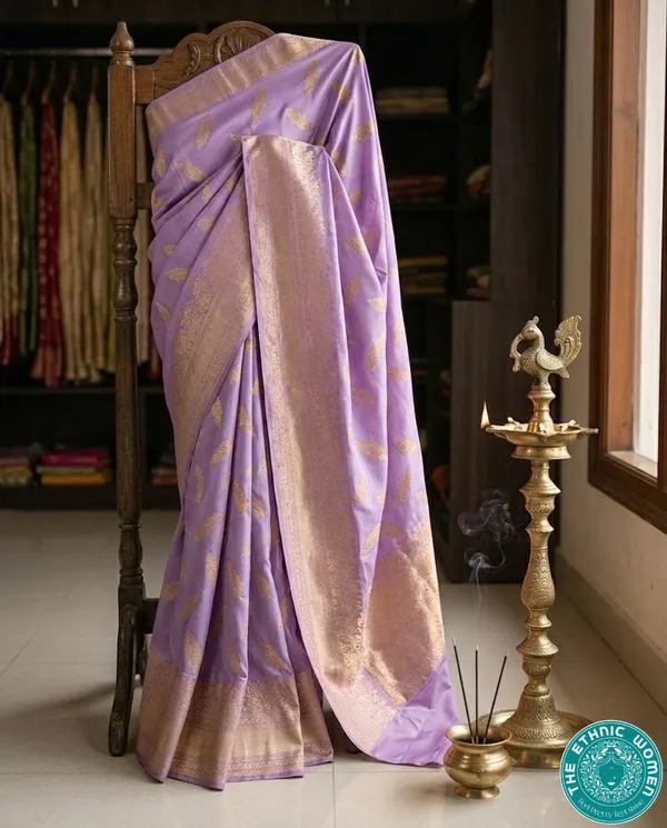 Lavender_Silk_Saree_For_Women