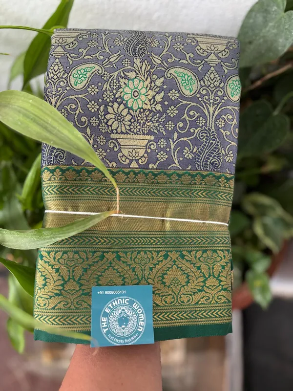 Olive_Green__Kanchi_Soft_Silk_Woven_Traditional_Saree_For_Women