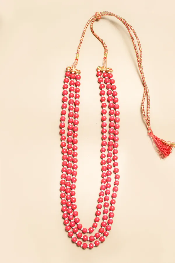 Red_Beaded_Layered_Necklace_for_Women