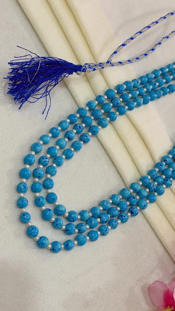 Blue_Beaded_Layered_Necklace_for_Women