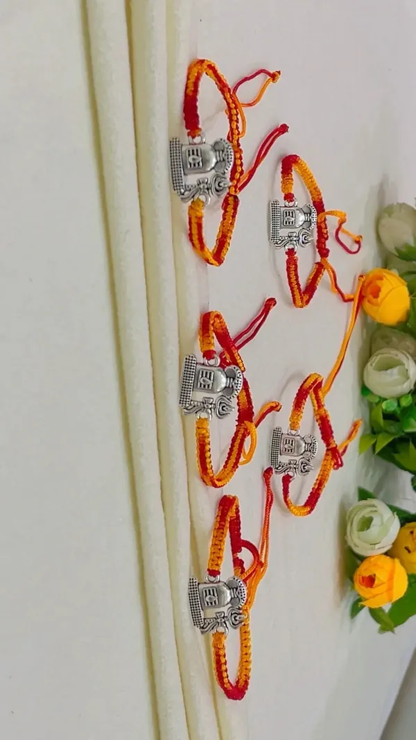 Red_Yellow_Thread_Ganesha_Rakhi_for_Brother