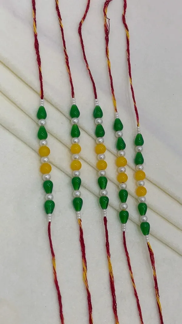 Red_Thread_Beaded_Rakhi_Set_for_Brothers