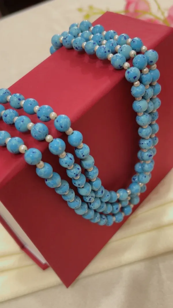 Blue_Beaded_Layered_Necklace_for_Women