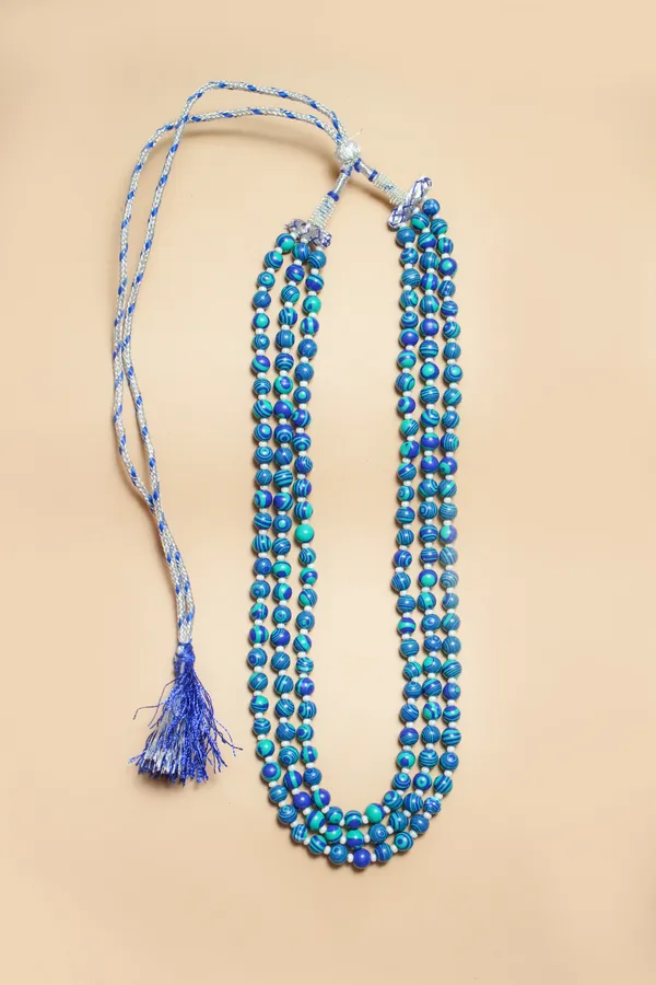 Blue_Beaded_Layered_Necklace_for_Women