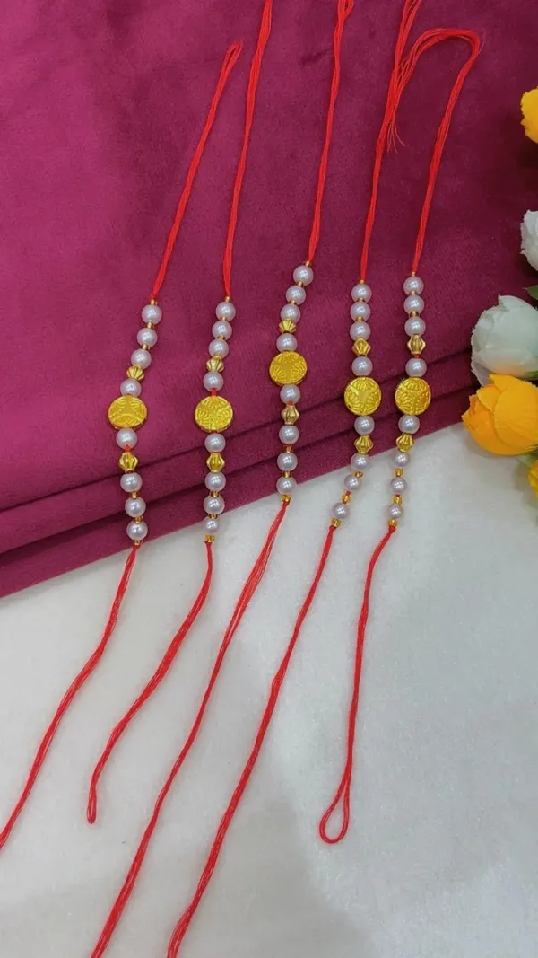 Red_Thread_Pearl_Beaded_Rakhi_Set_for_Brother
