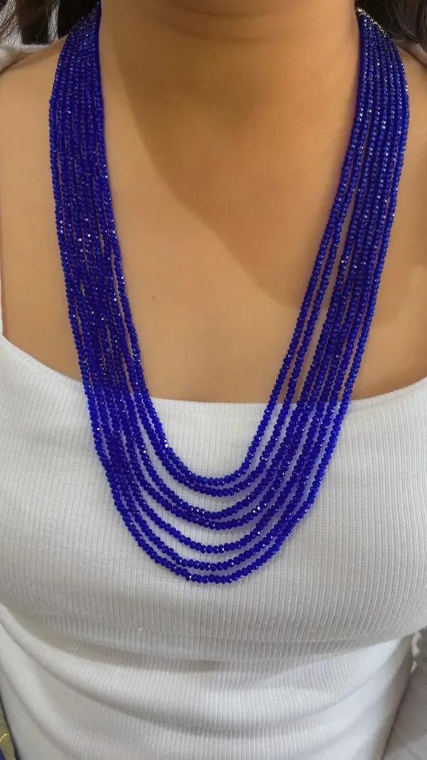 Blue_Beaded_Layered_Necklace_for_Women