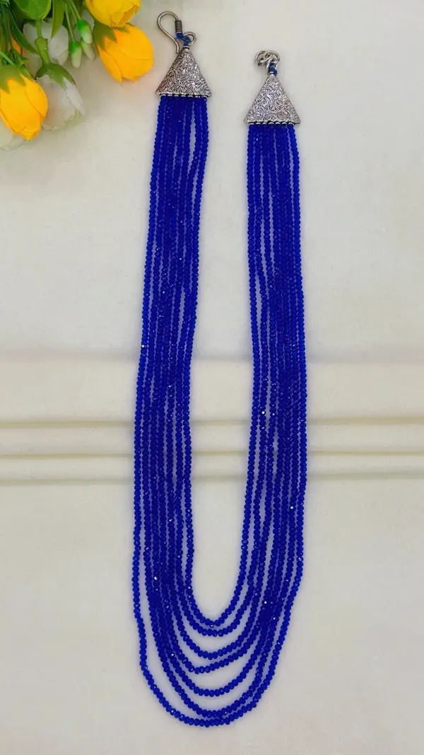 Blue_Beaded_Layered_Necklace_for_Women